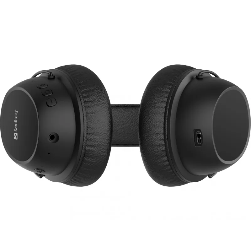 Sandberg kabelloses Headset ANC FlexMic, Kabellos, Gaming, 20 - 20000 Hz, 211 g, Headset, Schwarz