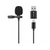 Sandberg Streamer USB Clip-Mikrofon, Lavalier-/Ansteckmikrofon, -38 dB, 50 - 18000 Hz, 16 Bit, 48 kHz, 84 dB
