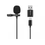 Sandberg Streamer USB Clip-Mikrofon, Lavalier-/Ansteckmikrofon, -38 dB, 50 - 18000 Hz, 16 Bit, 48 kHz, 84 dB