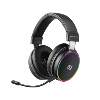 Sandberg HeroBlaster kabelloses Headset, Kabelgebunden & Kabellos, 20 - 20000 Hz, Gaming, 300 g, Headset, Schwarz