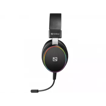 Sandberg HeroBlaster kabelloses Headset, Kabelgebunden & Kabellos, 20 - 20000 Hz, Gaming, 300 g, Headset, Schwarz