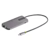 StarTech.com USB-C-Multiport-Adapter, 4K 60Hz HDMI-Video, 3-Port-5Gbps-USB-Hub, 100W Power Delivery Pass-Through, GbE, 30 cm Kabel, Mini-Reisedock, Laptop-Dockingstation