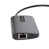 StarTech.com USB-C-Multiport-Adapter, 4K 60Hz HDMI-Video, 3-Port-5Gbps-USB-Hub, 100W Power Delivery Pass-Through, GbE, 30 cm Kabel, Mini-Reisedock, Laptop-Dockingstation