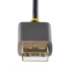 StarTech.com 30cm HDMI-zu-DisplayPort-Adapterkabel, Aktiver 4K 60Hz HDMI 2.0 zu DP 1.2 Konverter, HDR, USB-Bus-Stromversorgung, HDMI-Quelle zu DisplayPort-Monitor für Laptops/PCs