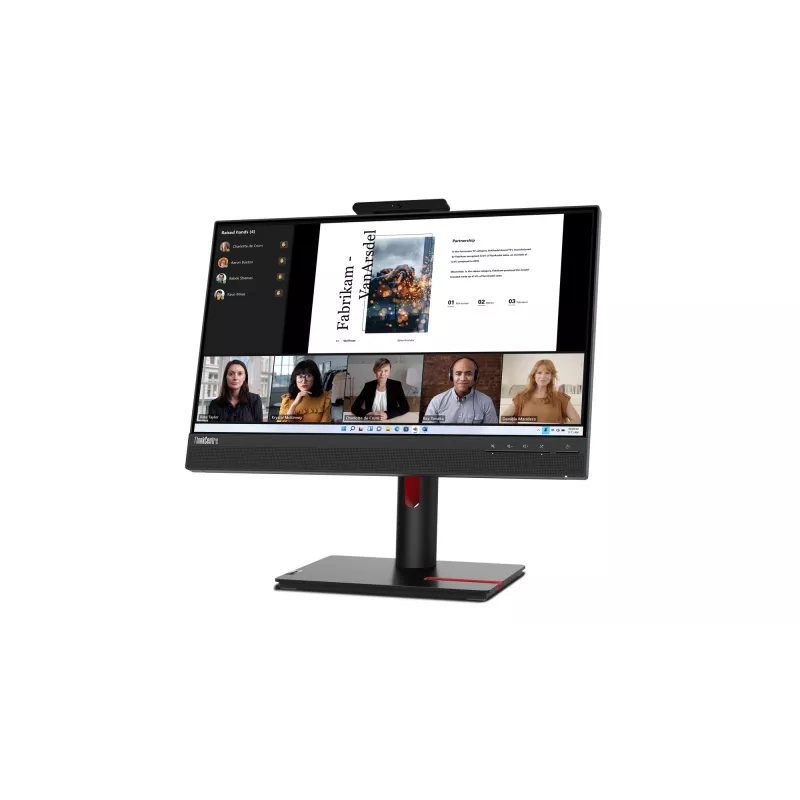 Lenovo ThinkCentre TIO-22 Gen5 Monitor, 54,6 cm (21,5 Zoll), 1920 x 1080 Pixel, Full HD, LED, 6 ms, Schwarz
