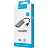 Sandberg USB 3.0 Pocket Hub 4 Ports, USB 3.2 Gen 1 (3.1 Gen 1) Typ-A, USB 3.2 Gen 1 (3.1 Gen 1) Typ-A, 5000 Mbit/s, Weiß, Aluminium, RoHS