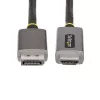 StarTech.com 2 m DisplayPort-auf-HDMI-Adapterkabel, 8K 60Hz, 4K 144Hz, HDR10, DP 1.4 auf HDMI 2.1 aktiver Videokonverter, DisplayPort-Desktop zu HDMI-Monitor, M/M - DisplayPort-auf-HDMI-Kabel