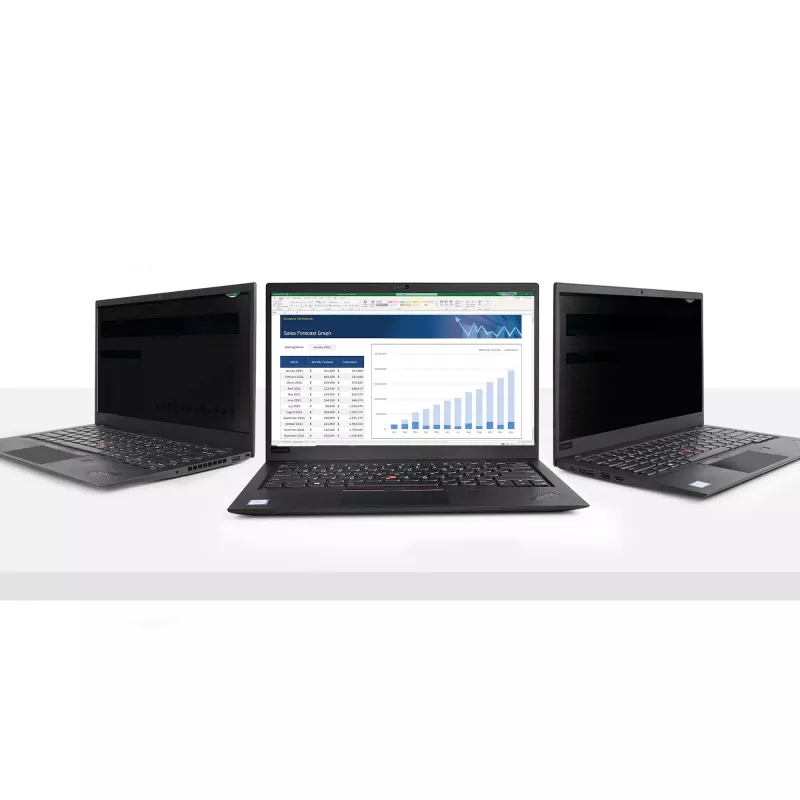 StarTech.com 33,8 cm (13,3 inch) Laptop-Blickschutzfilter – blendfreier Sichtschutz für Breitbild-Displays (16:9) – Laptop-Display-Schutzfolie mit 51 % Blaulichtreduzierung – beidseitig matte/glänzende Seite