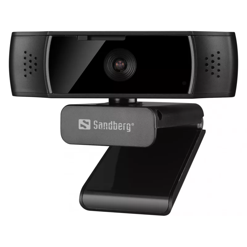 Sandberg USB Webcam Autofocus DualMic, 2,07 MP, 1920 x 1080 Pixel, Full HD, 30 fps, 70°, 70°