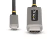 StarTech.com 1m USB-C-auf-HDMI-Adapterkabel, 8K 60Hz, 4K 144Hz, HDR10, USB-Typ-C-auf-HDMI-2.1-Videokonverterkabel, USB-C DP Alt Mode/USB4/Thunderbolt 3/4-kompatibel – USB-C-Laptop an HDMI-Monitor