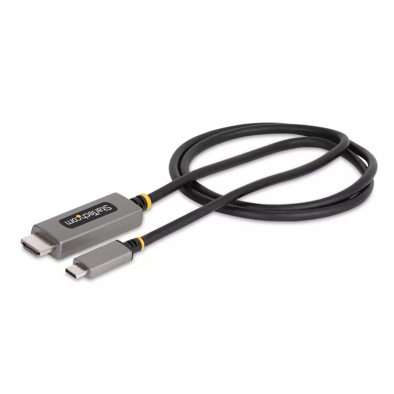 StarTech.com 1m USB-C-auf-HDMI-Adapterkabel, 8K 60Hz, 4K 144Hz, HDR10, USB-Typ-C-auf-HDMI-2.1-Videokonverterkabel, USB-C DP Alt Mode/USB4/Thunderbolt 3/4-kompatibel – USB-C-Laptop an HDMI-Monitor