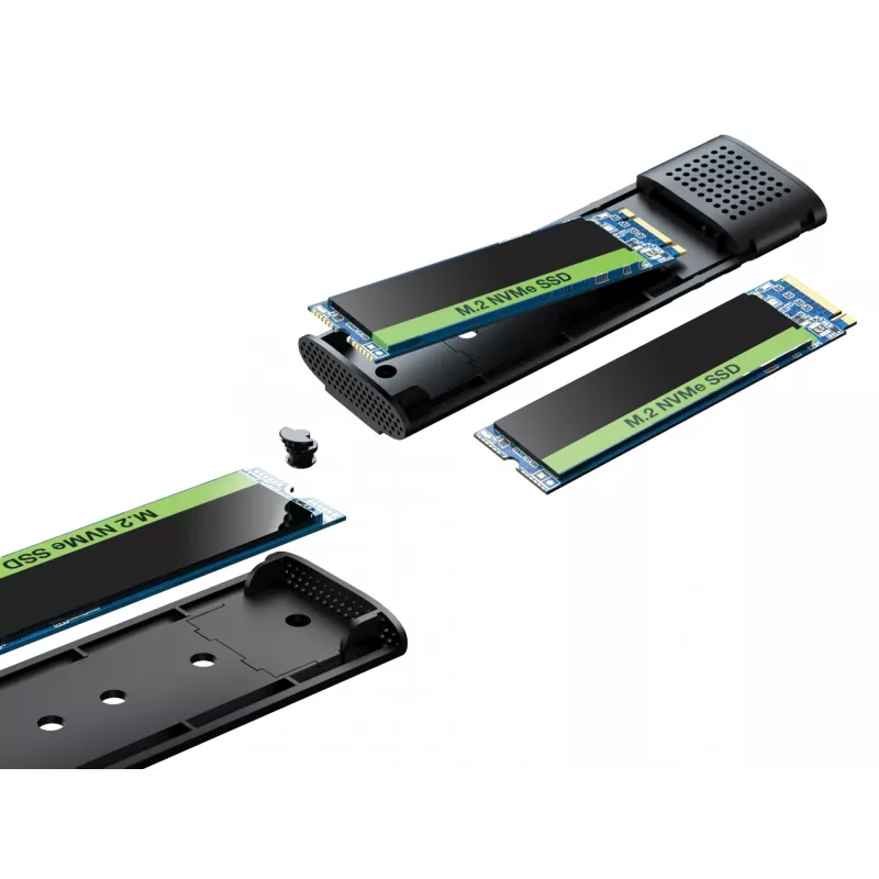Sandberg USB 3.2 Gehäuse für M.2+NVMe SSD