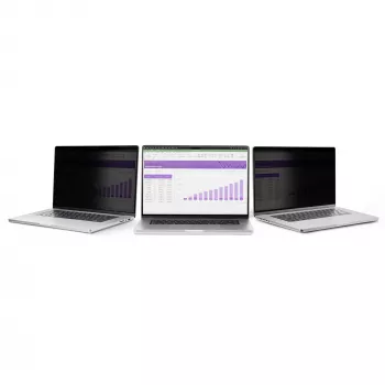 StarTech.com 13-Zoll MacBook Air M2/M3 Laptop-Blickschutzfolie, abnehmbare und umkehrbare blendfreie Blickschutzfolie, magnetischer Laptop-Bildschirmschutz mit 51% Blaulichtreduzierung