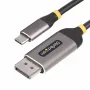 StarTech.com 3m USB-C auf DisplayPort Adapterkabel, 8K 60Hz, 4K 144Hz, HDR, USB Type-C auf DP 1.4 Videokonverterkabel, USB4/Thunderbolt 3/4 kompatibel