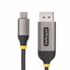 StarTech.com 3m USB-C auf DisplayPort Adapterkabel, 8K 60Hz, 4K 144Hz, HDR, USB Type-C auf DP 1.4 Videokonverterkabel, USB4/Thunderbolt 3/4 kompatibel