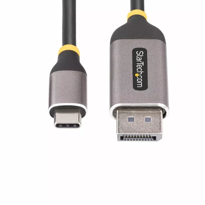 StarTech.com 3m USB-C auf DisplayPort Adapterkabel, 8K 60Hz, 4K 144Hz, HDR, USB Type-C auf DP 1.4 Videokonverterkabel, USB4/Thunderbolt 3/4 kompatibel