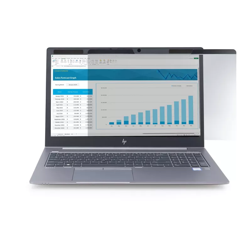 StarTech.com Magnetischer Sichtschutz für 14-Zoll 16:9 Laptop, Wendbarer Filter, Computer Bildschirmschutz, Blickwinkel 60° (+/- 30°), TAA Blaulichtfilter