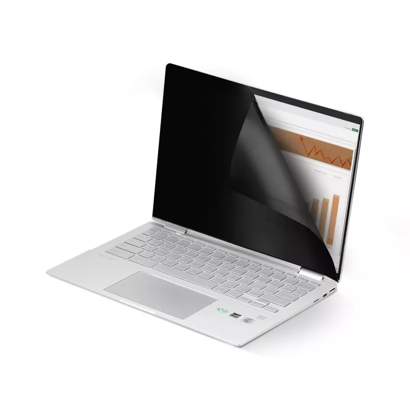StarTech.com 14 Zoll 16:10 Flip-Over-Blickschutzfolie mit Touch, blendfreier Sichtschutzfilter, Laptop-Monitor-Displayschutz mit 51 % Blaulichtreduzierung