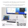 StarTech.com Dual-Monitor USB4 Dockingstation, Dual 4K 120Hz oder Single 8K 60Hz HDMI, 100W Laptop-Ladung, 2,5GbE, USB-C Multi-Monitor Dock, treiberlos