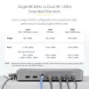StarTech.com Dual-Monitor USB4 Dockingstation, Dual 4K 120Hz oder Single 8K 60Hz HDMI, 100W Laptop-Ladung, 2,5GbE, USB-C Multi-Monitor Dock, treiberlos