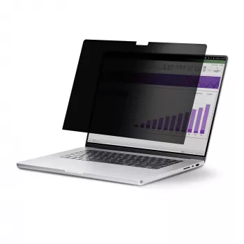 StarTech.com Blickschutzfolie für 15-Zoll MacBook Air 2023, abnehmbar und umkehrbar, blendfreier Blickschutzfilter, magnetischer Laptop-Displayschutz mit 51 % Blaulichtreduzierung