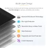 StarTech.com Blickschutzfolie für 15-Zoll MacBook Air 2023, abnehmbar und umkehrbar, blendfreier Blickschutzfilter, magnetischer Laptop-Displayschutz mit 51 % Blaulichtreduzierung