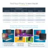 StarTech.com Blickschutzfolie für 15-Zoll MacBook Air 2023, abnehmbar und umkehrbar, blendfreier Blickschutzfilter, magnetischer Laptop-Displayschutz mit 51 % Blaulichtreduzierung