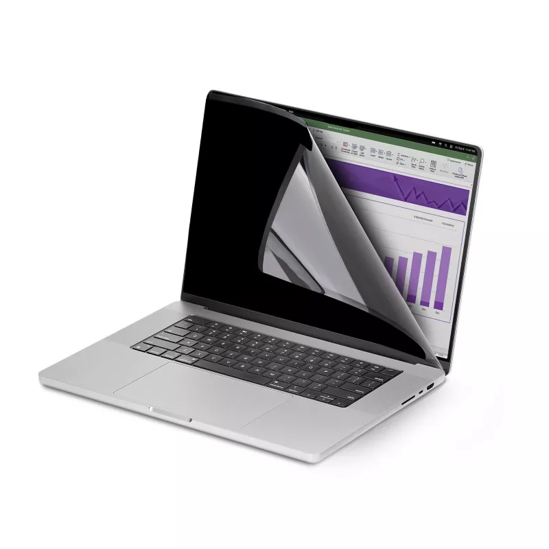StarTech.com 16-Zoll MacBook Pro 21/23 Laptop-Privacy-Screen, entfernbarer und umkehrbarer Anti-Glare-Privacy-Filter, magnetischer Laptop-Bildschirmschutz mit 51 % Blaulichtreduzierung
