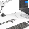 StarTech.com USB-C Multiport-Adapter mit angebrachtem USB-C-auf-USB-A-Dongle, Dual HDMI (4K30Hz/1080p60Hz), 3x USB-A 5Gbps, Mini Travel Dock, Laptop-Dockingstation, 1,3ft/40cm Kabel