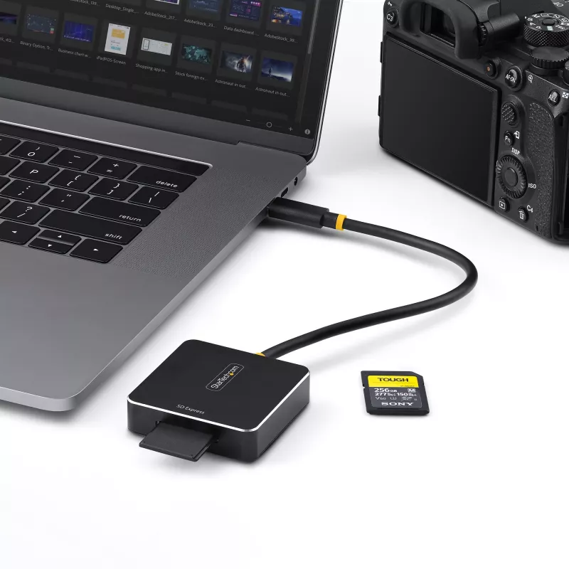 StarTech.com 1B-USB-C-SDE-ADAPTER Kartenleser USB 3.2 Gen 2 (3.1 Gen 2) Typ-C Schwarz