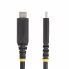 StarTech.com 1m (3,3ft) USB4-Kabel, USB-IF-zertifiziertes USB-C-Kabel, 40Gbps, 240W Power Delivery PD 3.1 EPR, 8K 60Hz, USB-Typ-C-Datenübertragungskabel/Kabel, kompatibel mit Thunderbolt/USB 3.2 Anschlüssen