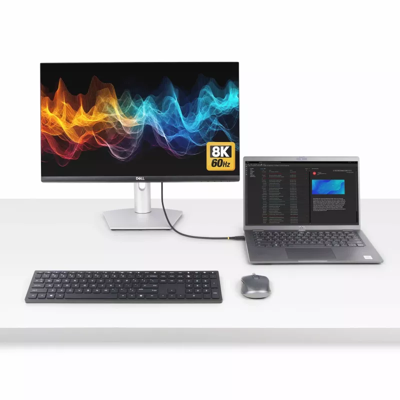 StarTech.com 1m (3,3ft) USB4-Kabel, USB-IF-zertifiziertes USB-C-Kabel, 40Gbps, 240W Power Delivery PD 3.1 EPR, 8K 60Hz, USB-Typ-C-Datenübertragungskabel/Kabel, kompatibel mit Thunderbolt/USB 3.2 Anschlüssen