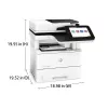 HP LaserJet Enterprise MFP M528dn, Laser, Monodruck, 1200 x 1200 DPI, A4, Direktdruck, Schwarz, Weiß