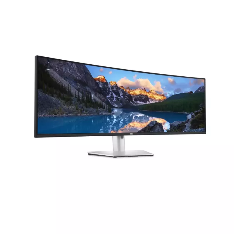 DELL UltraSharp U4924DW Computer Monitor 124,5 cm (49 Zoll) 5120 x 1440 Pixel 5K Ultra HD LCD Schwarz, Silber