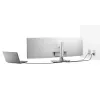 DELL UltraSharp U4924DW Computer Monitor 124,5 cm (49 Zoll) 5120 x 1440 Pixel 5K Ultra HD LCD Schwarz, Silber