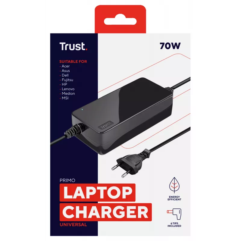 Trust Primo Netzteil Indoor 70 W Schwarz