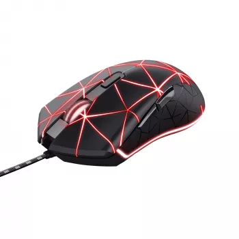 Trust GXT 133 Locx Maus Gaming Rechtshänder USB Typ-A Optisch 4000 DPI