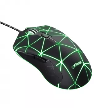 Trust GXT 133 Locx Maus Gaming Rechtshänder USB Typ-A Optisch 4000 DPI