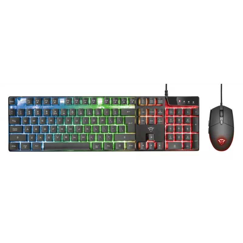 Trust GXT 838 Azor Tastatur Maus enthalten Gaming USB Schwarz