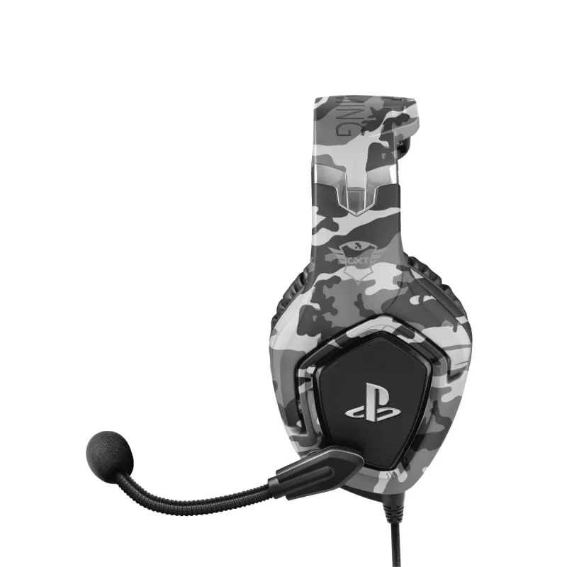 Trust GXT 488 Forze PS4 Headset, kabelgebunden, Head-Band, Gaming, Schwarz, Grau