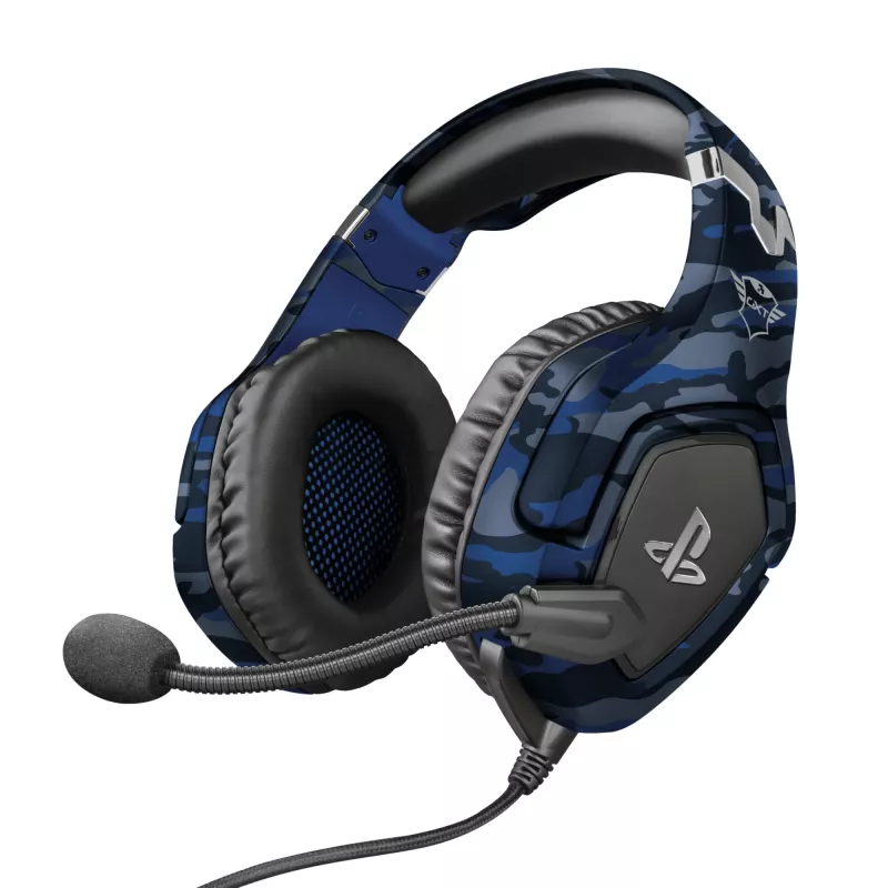Trust GXT 488 Forze PS4 Headset Kabelgebunden Kopfband Gaming Schwarz, Blau