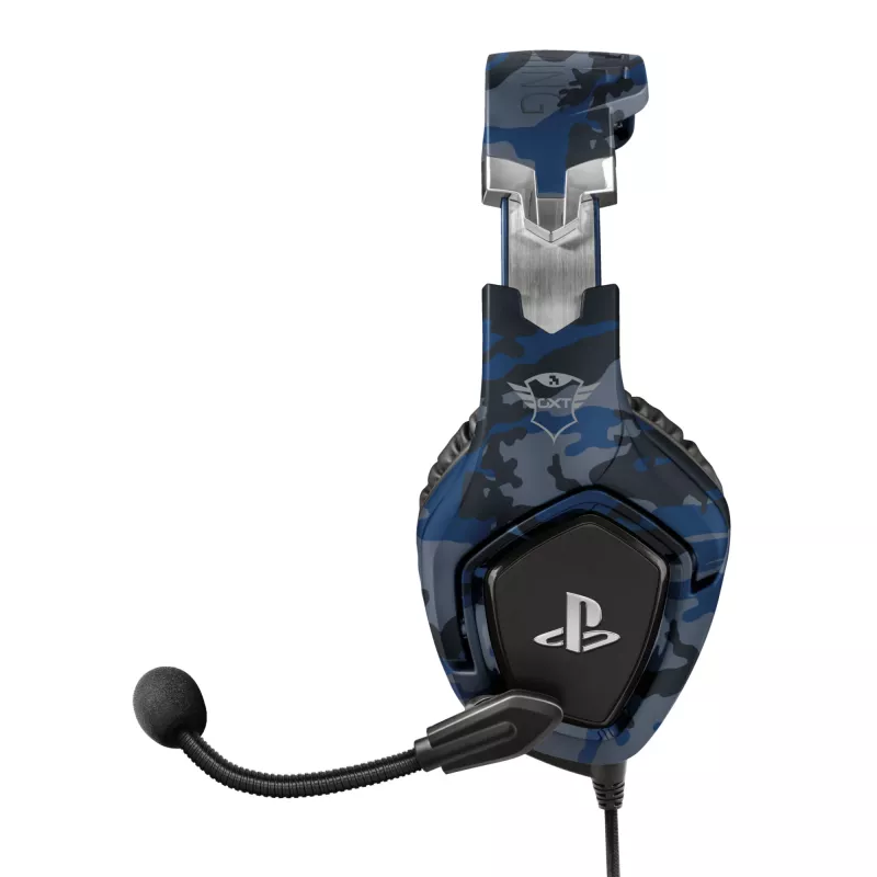 Trust GXT 488 Forze PS4 Headset Kabelgebunden Kopfband Gaming Schwarz, Blau