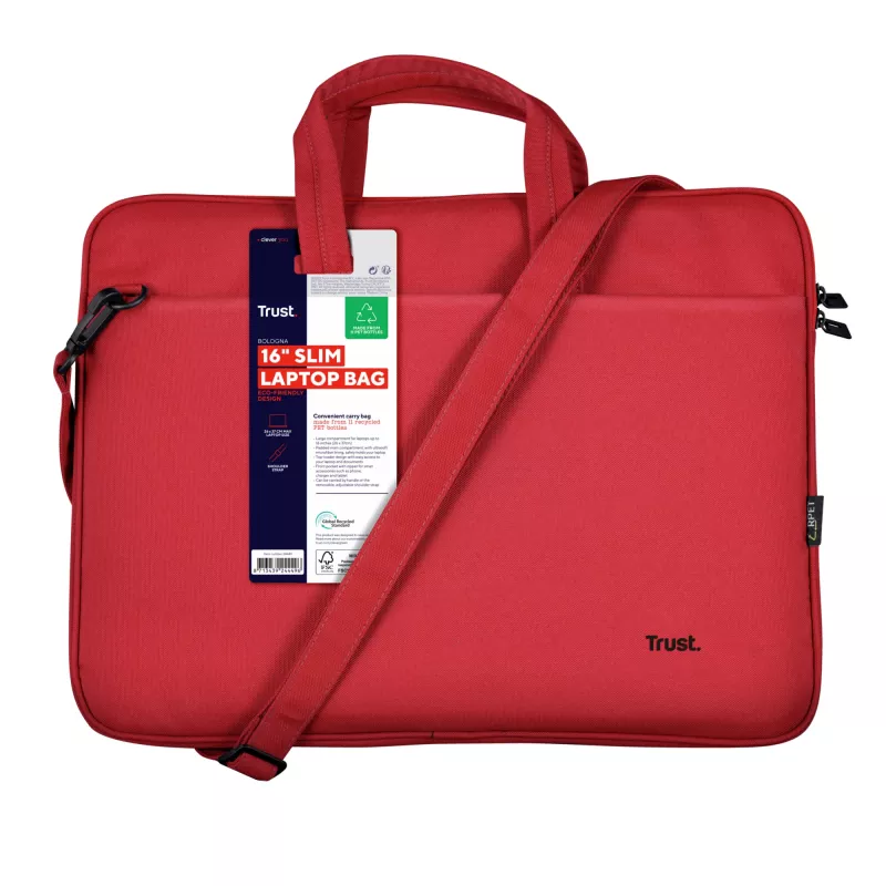 Trust Bologna 40,6 cm (16 Zoll) Aktenkoffer Rot
