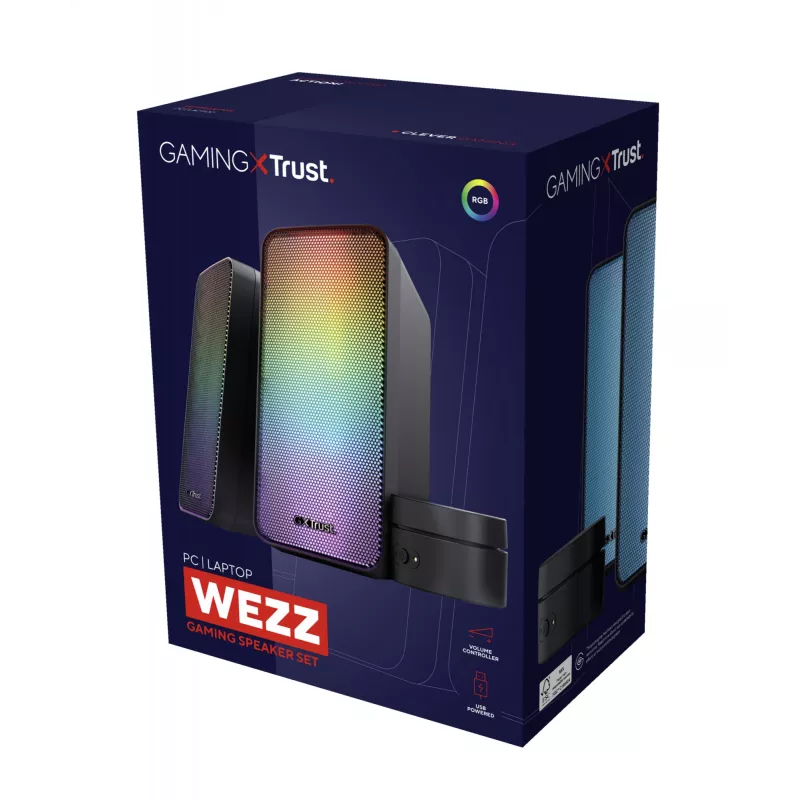Trust GXT 611 Wezz Lautsprecherset 6 W PC/Laptop Schwarz 2.0 Kanäle 3 W