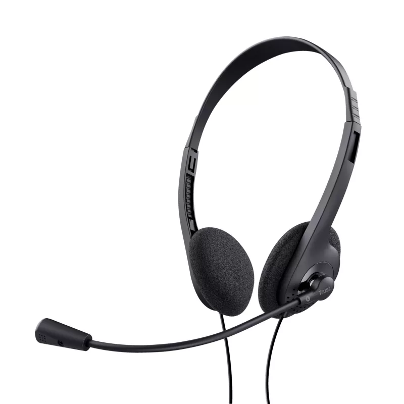 Trust 24659 Kopfhörer/Headset Kabelgebunden Head-band Anrufe/Musik Schwarz