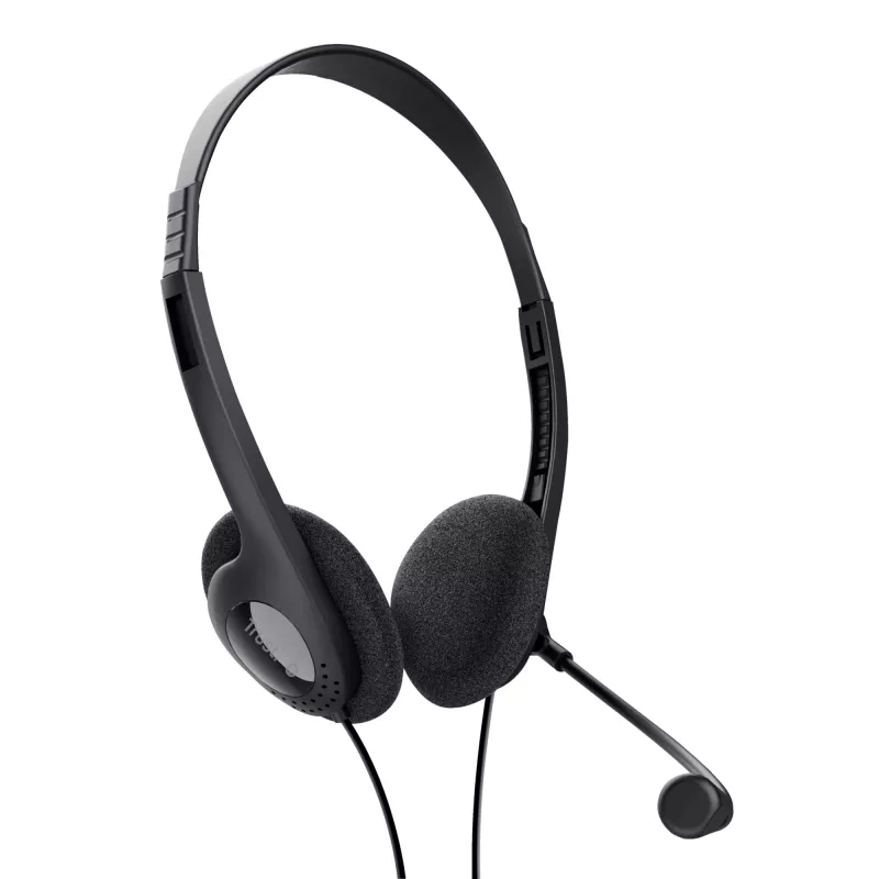 Trust 24659 Kopfhörer/Headset Kabelgebunden Head-band Anrufe/Musik Schwarz