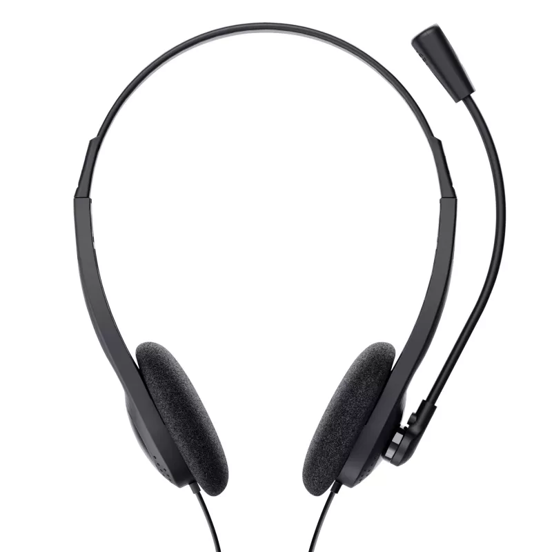 Trust 24659 Kopfhörer/Headset Kabelgebunden Head-band Anrufe/Musik Schwarz