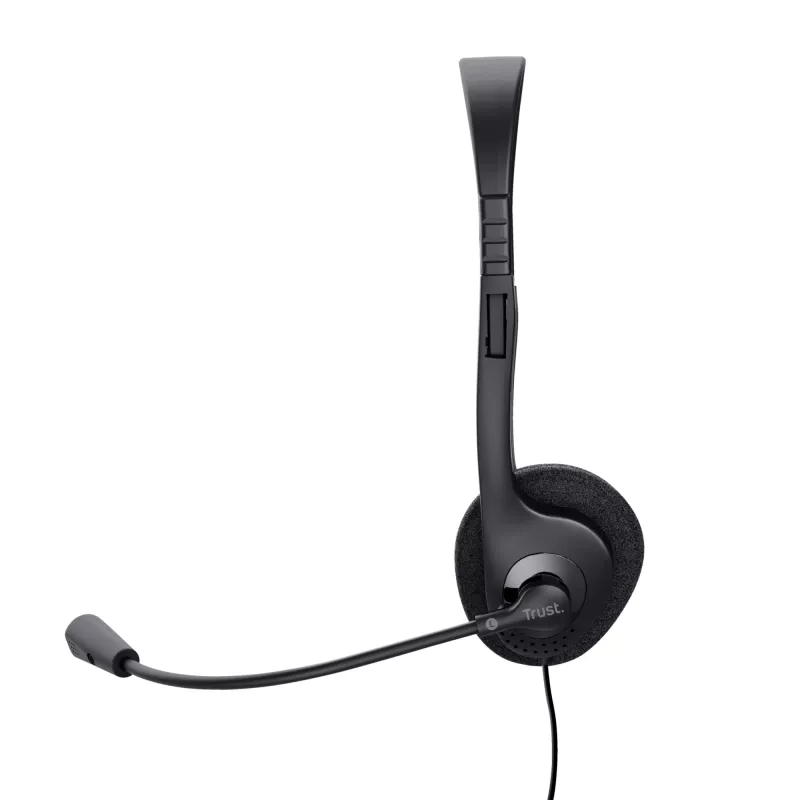 Trust 24659 Kopfhörer/Headset Kabelgebunden Head-band Anrufe/Musik Schwarz
