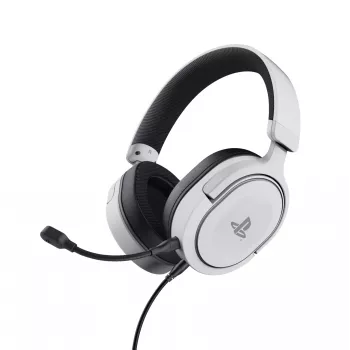 Trust GXT 498 Forta Headset Kabelgebunden Head-band Gaming Schwarz, Weiß