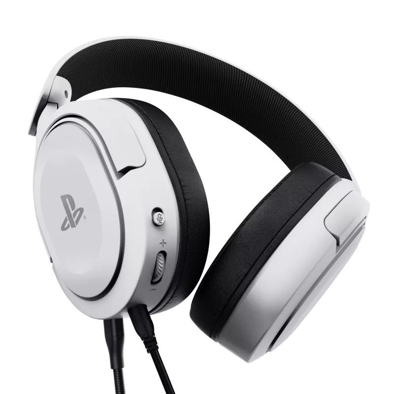 Trust GXT 498 Forta Headset Kabelgebunden Head-band Gaming Schwarz, Weiß